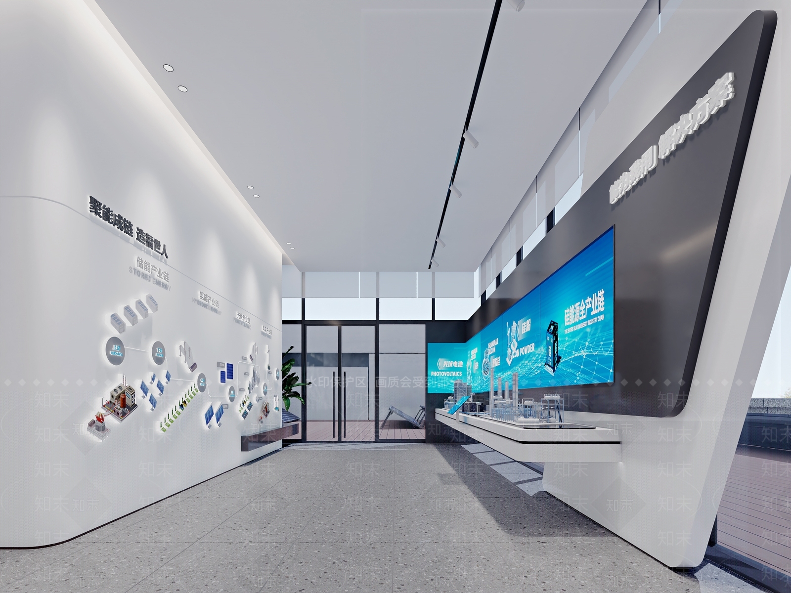 现代科技展厅3D模型下载【ID:1204127059】
