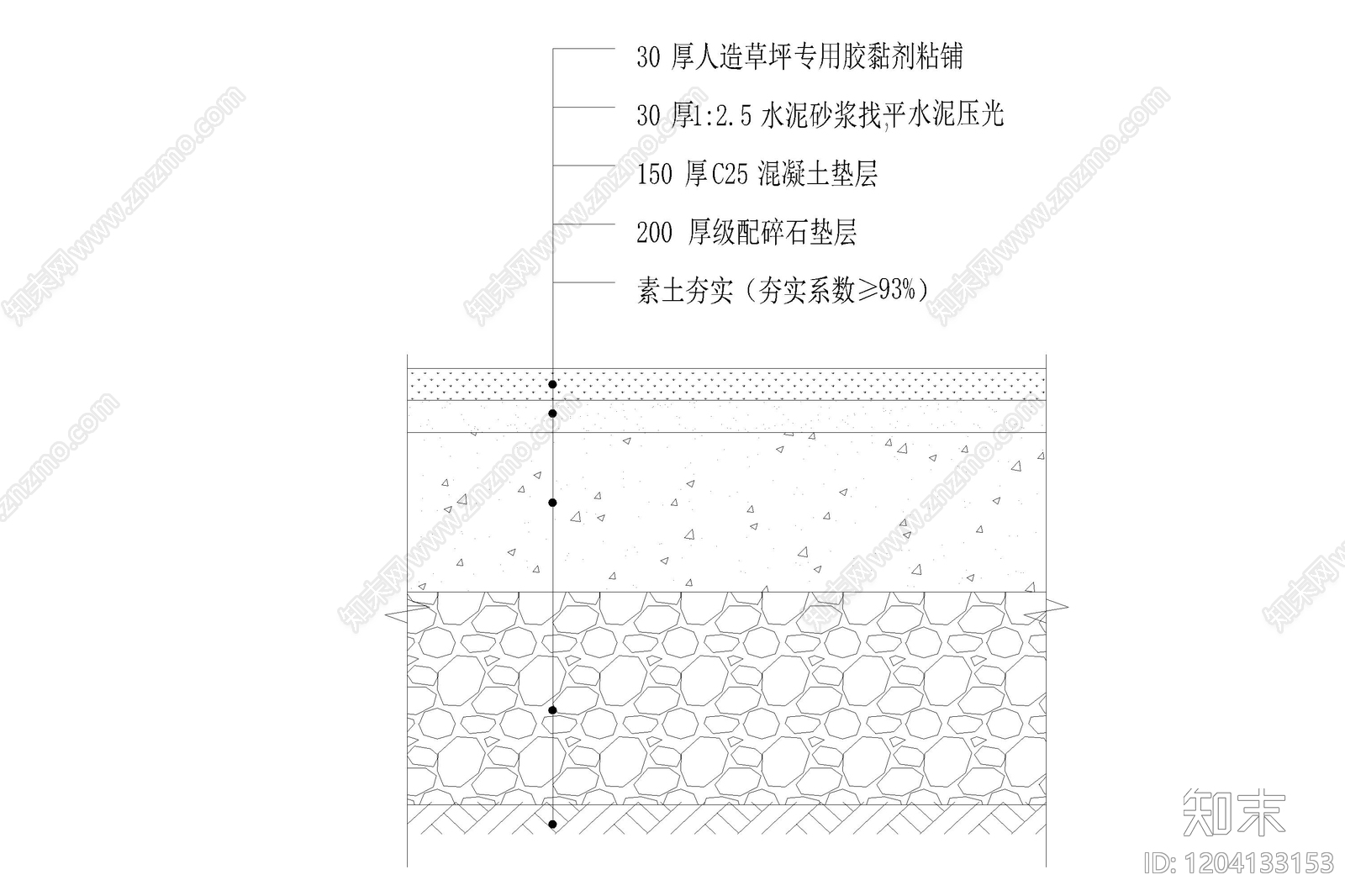 景观节点cad施工图下载【ID:1204133153】