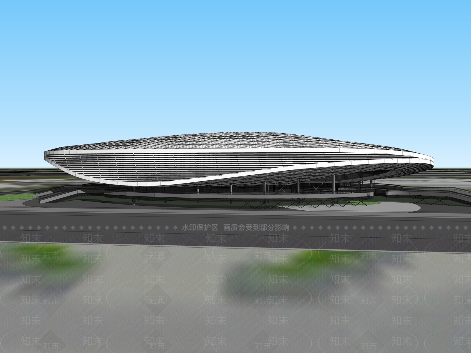 现代其他公共建筑SU模型下载【ID:1204133824】