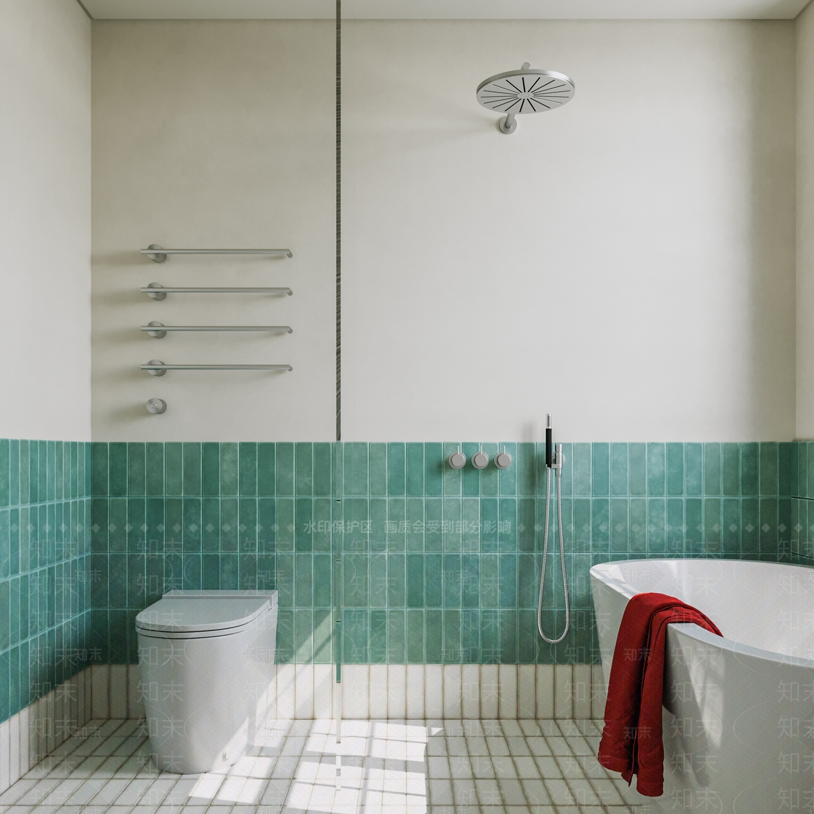 现代北欧卫生间3D模型下载【ID:1204135538】