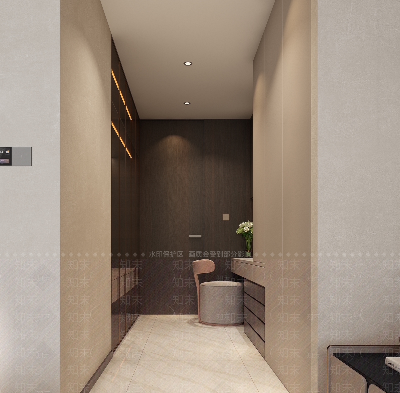 现代意式衣帽间3D模型下载【ID:1204143706】