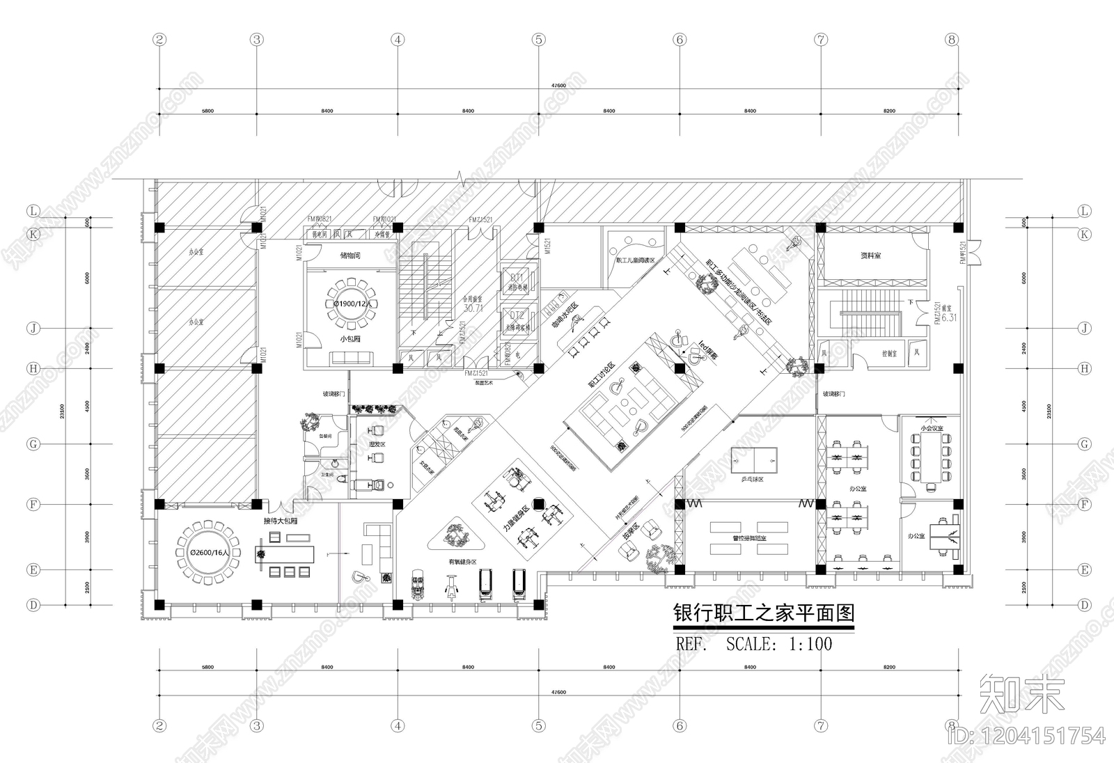 现代宿舍施工图下载【ID:1204151754】