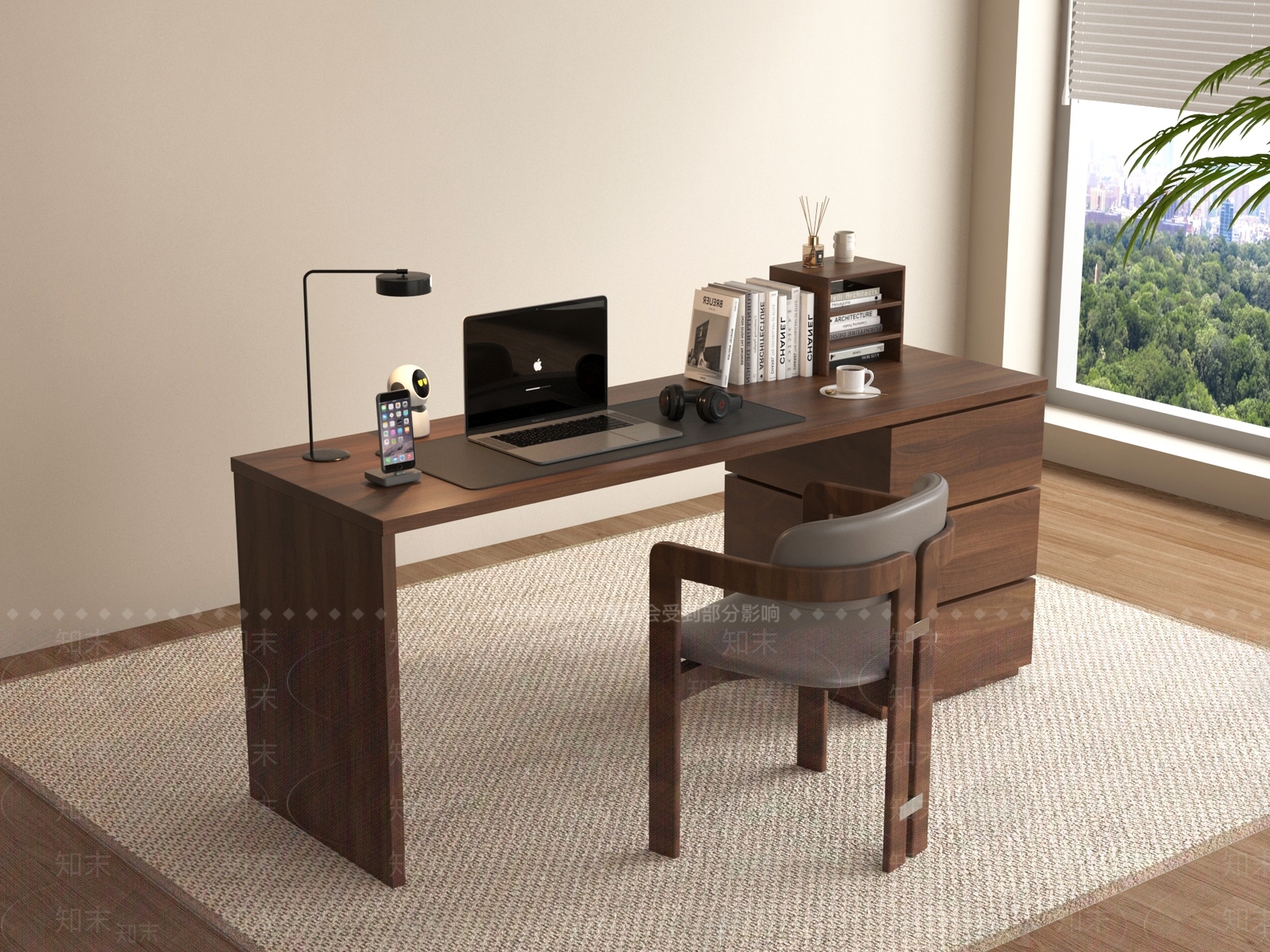 中古办公桌椅SU模型下载【ID:1204163291】