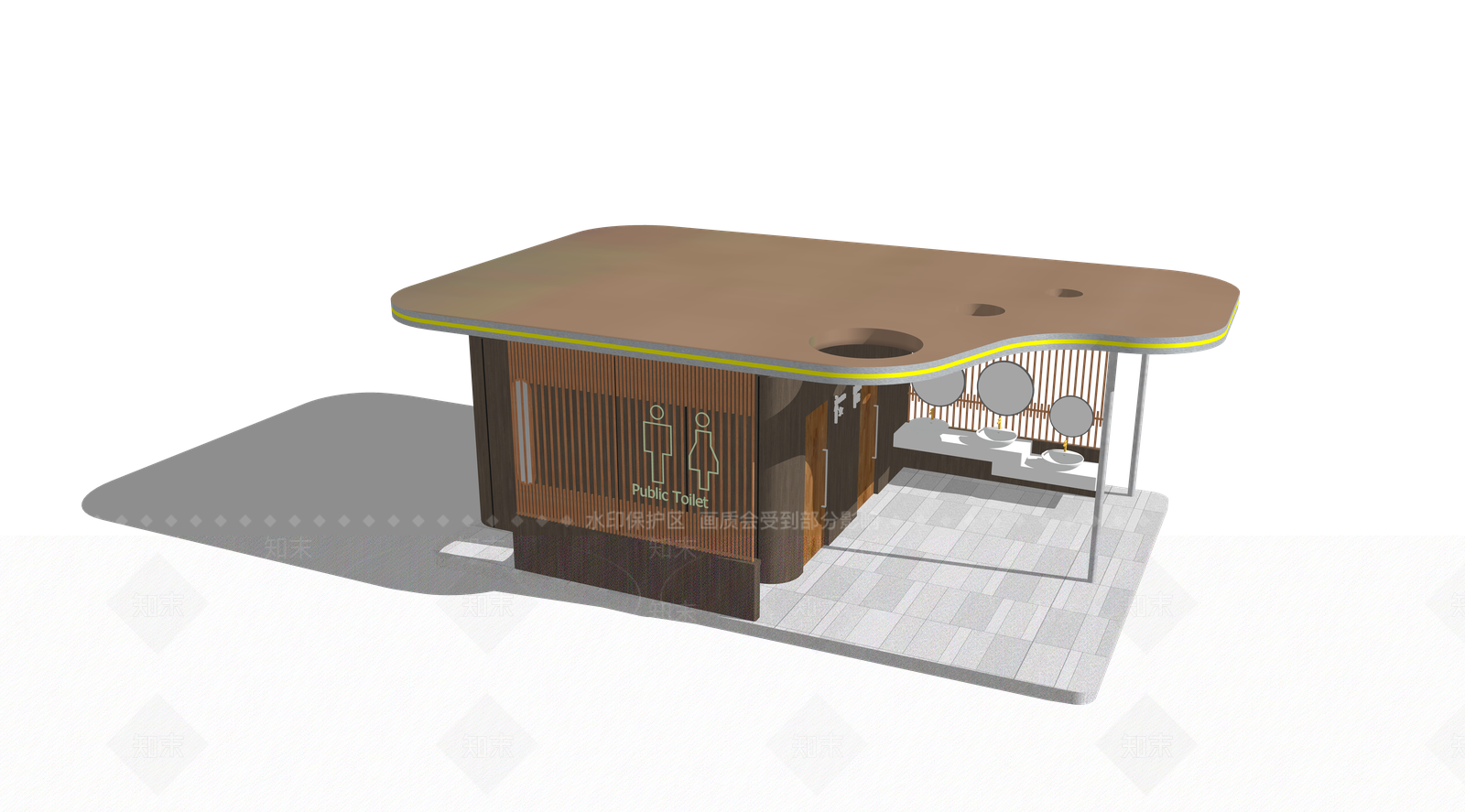 现代小公建SU模型下载【ID:1204165208】