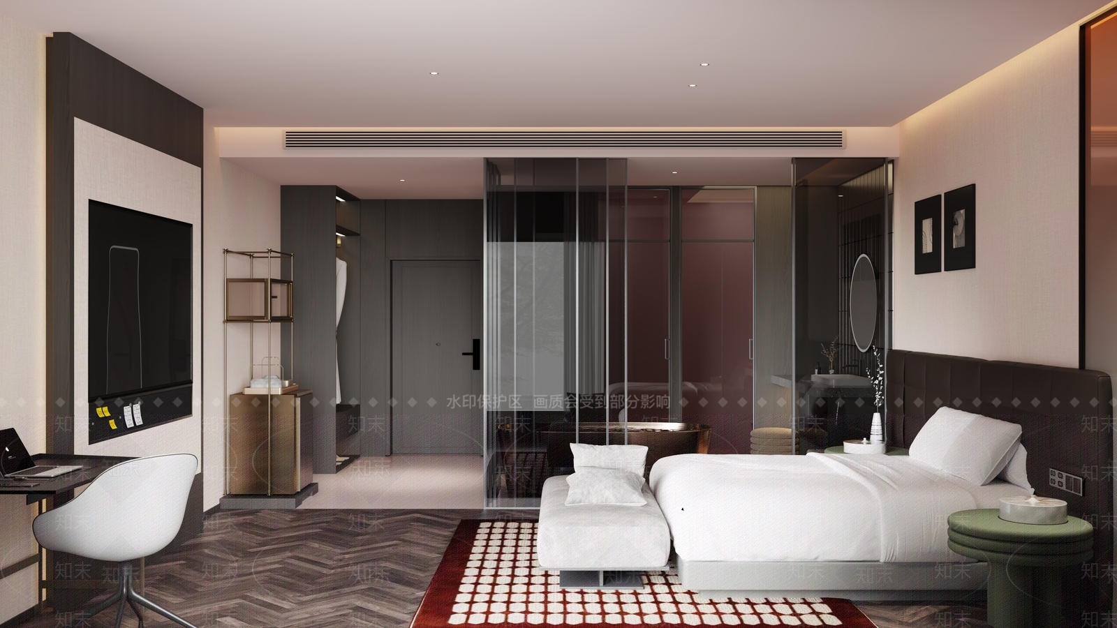 现代家居客厅3D模型下载【ID:1221499687】