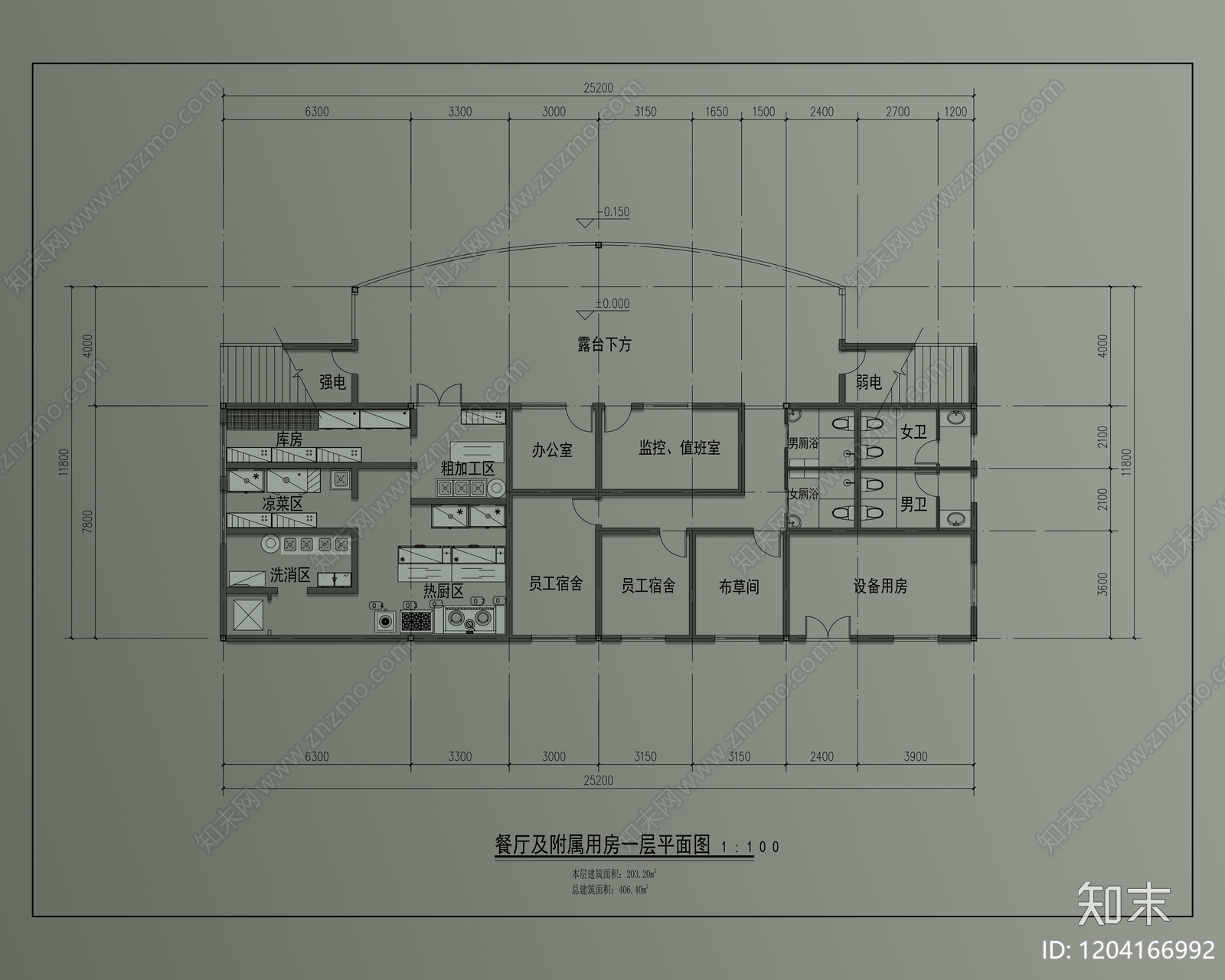 现代其他公共建筑施工图下载【ID:1204166992】