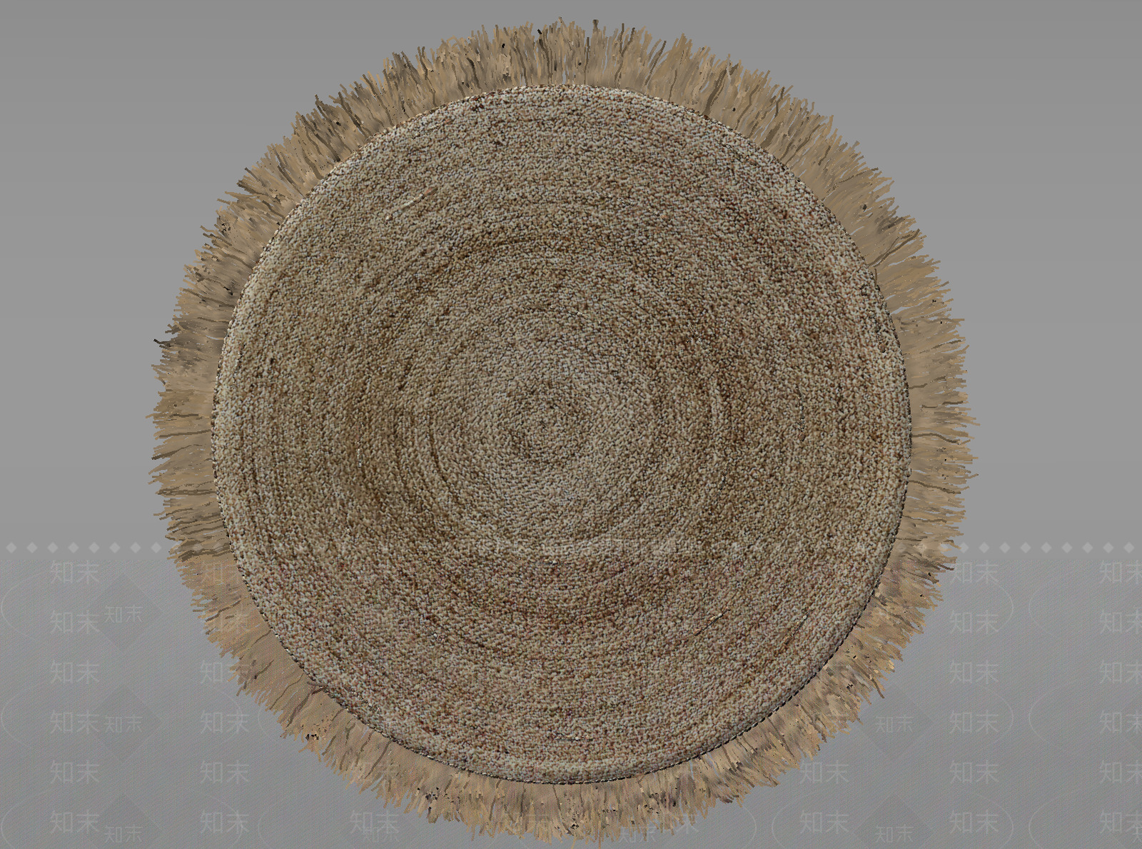 现代圆形地毯SU模型下载【ID:1204167491】