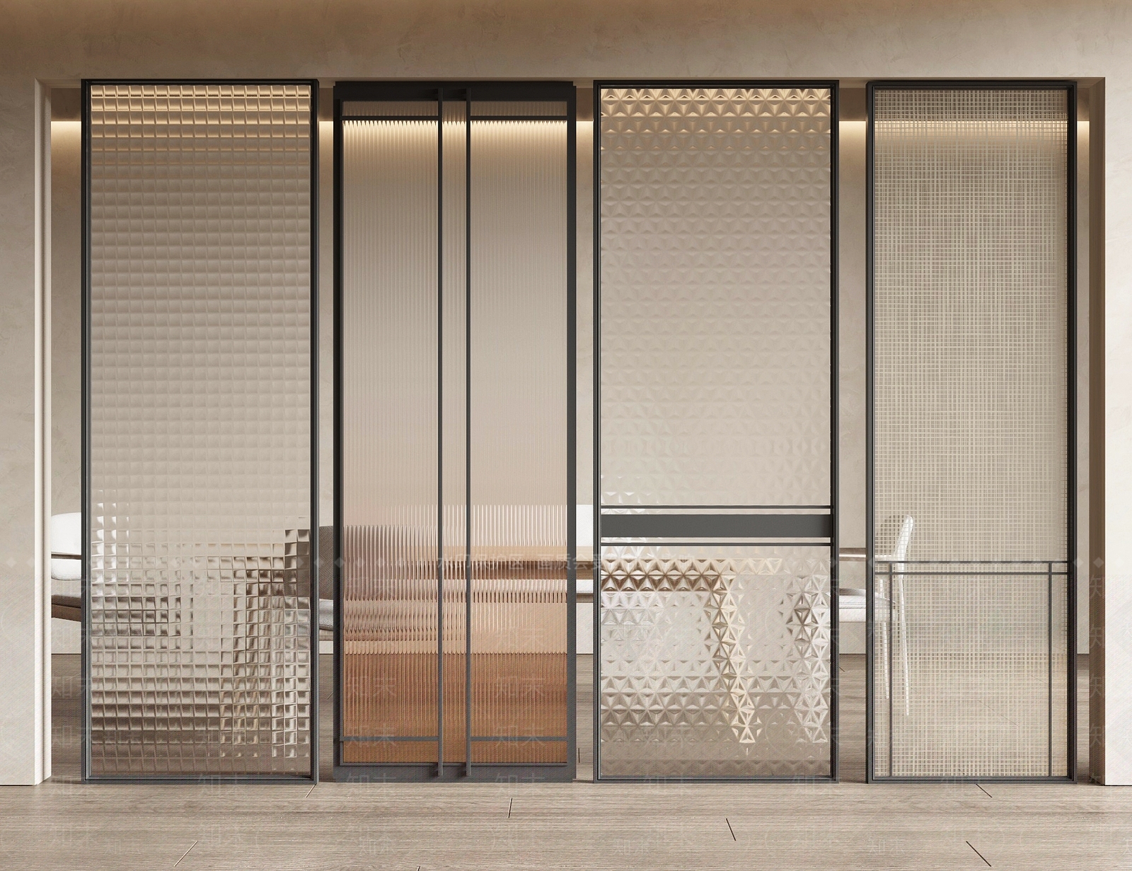 现代屏风3D模型下载【ID:1204168383】