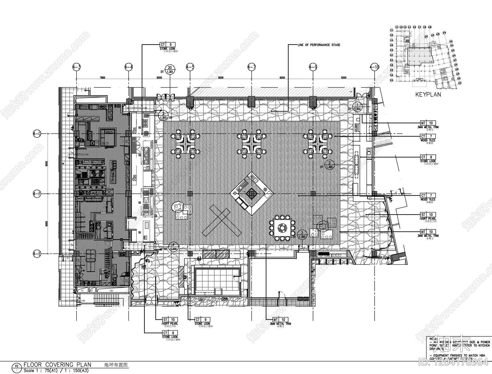 现代其他餐饮空间cad施工图下载【ID:1204178964】