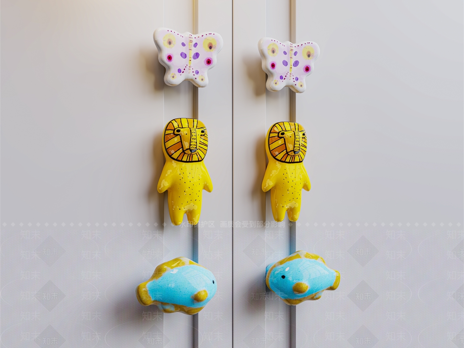 现代奶油拉手SU模型下载【ID:1204181488】