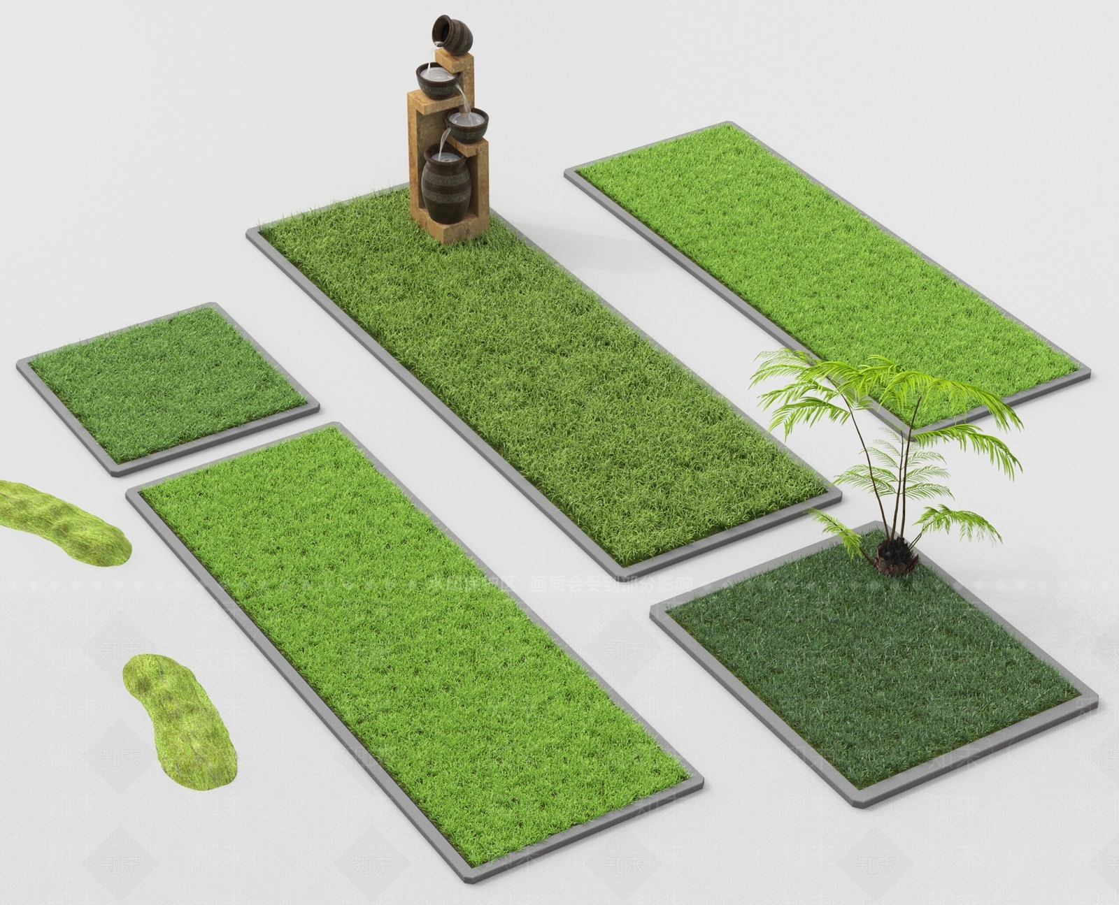 草坪3D模型下载【ID:1204188074】