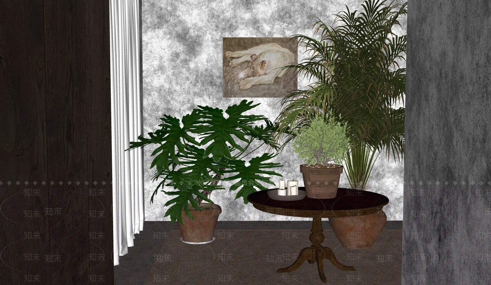 盆栽SU模型下载【ID:1204201227】