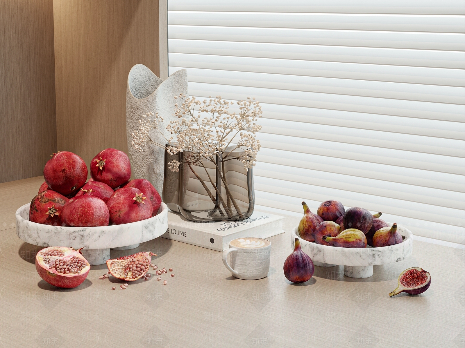 酒水食物3D模型下载【ID:1204202875】