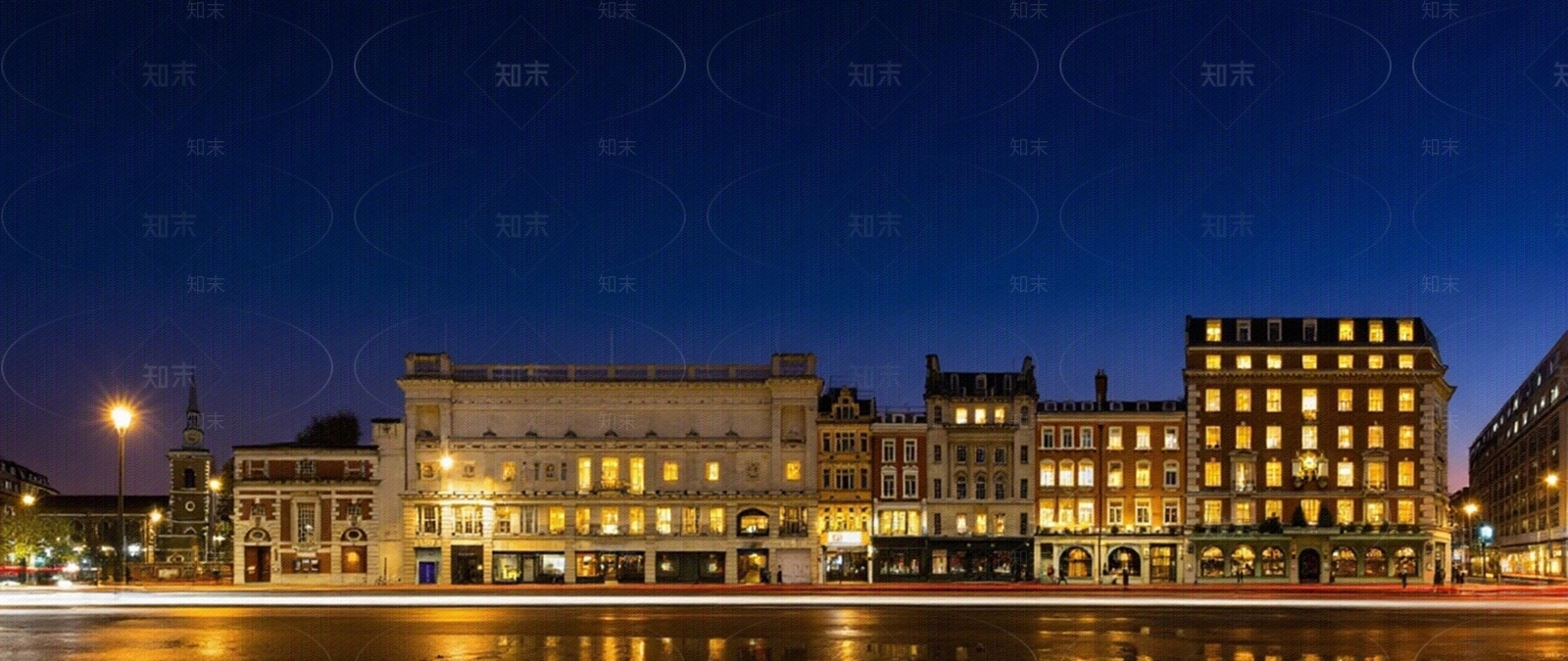 现代街道外景贴图下载【ID:1204205432】