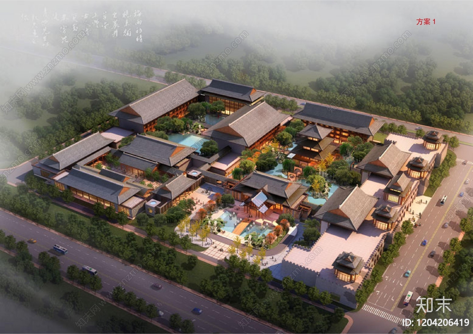 法式酒店建筑下载【ID:1204206419】