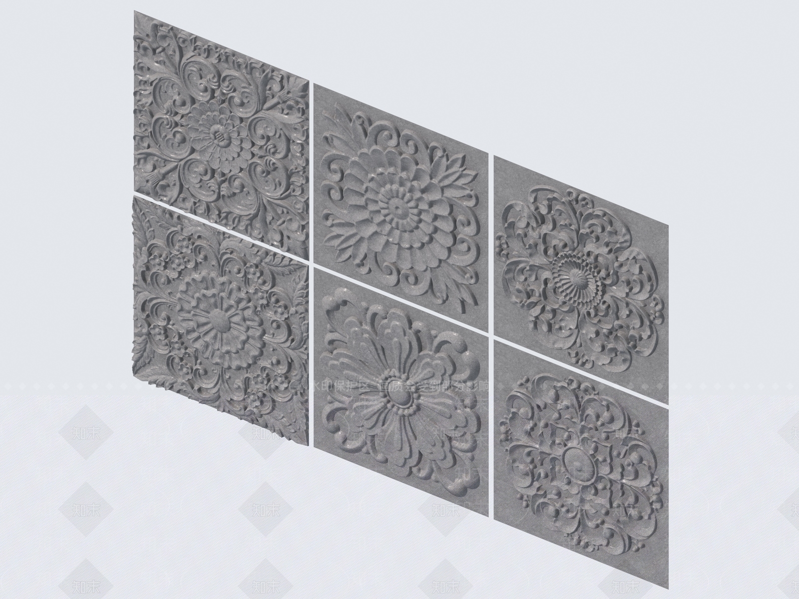 欧式雕花3D模型下载【ID:1204213850】