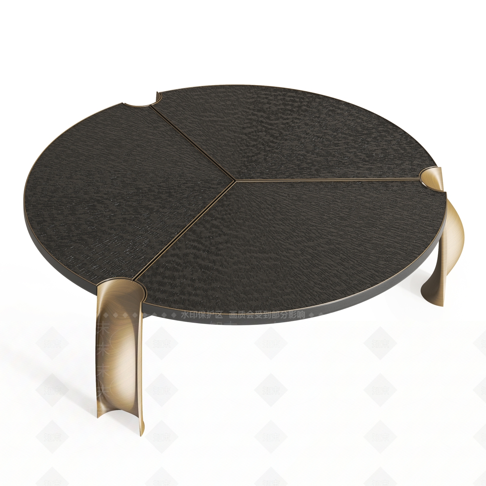 现代轻奢茶几3D模型下载【ID:1204217487】