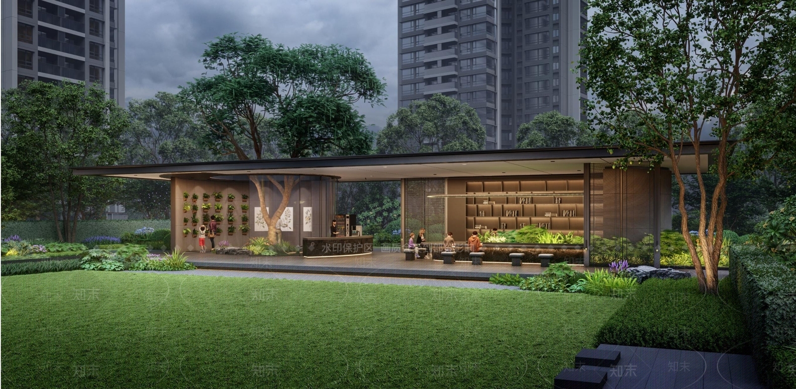 现代其他景观小建筑SU模型下载【ID:1204221949】