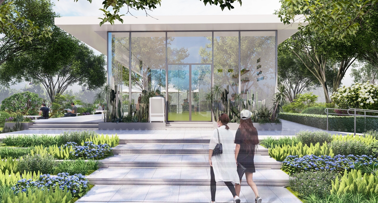 现代其他景观小建筑SU模型下载【ID:1204226936】