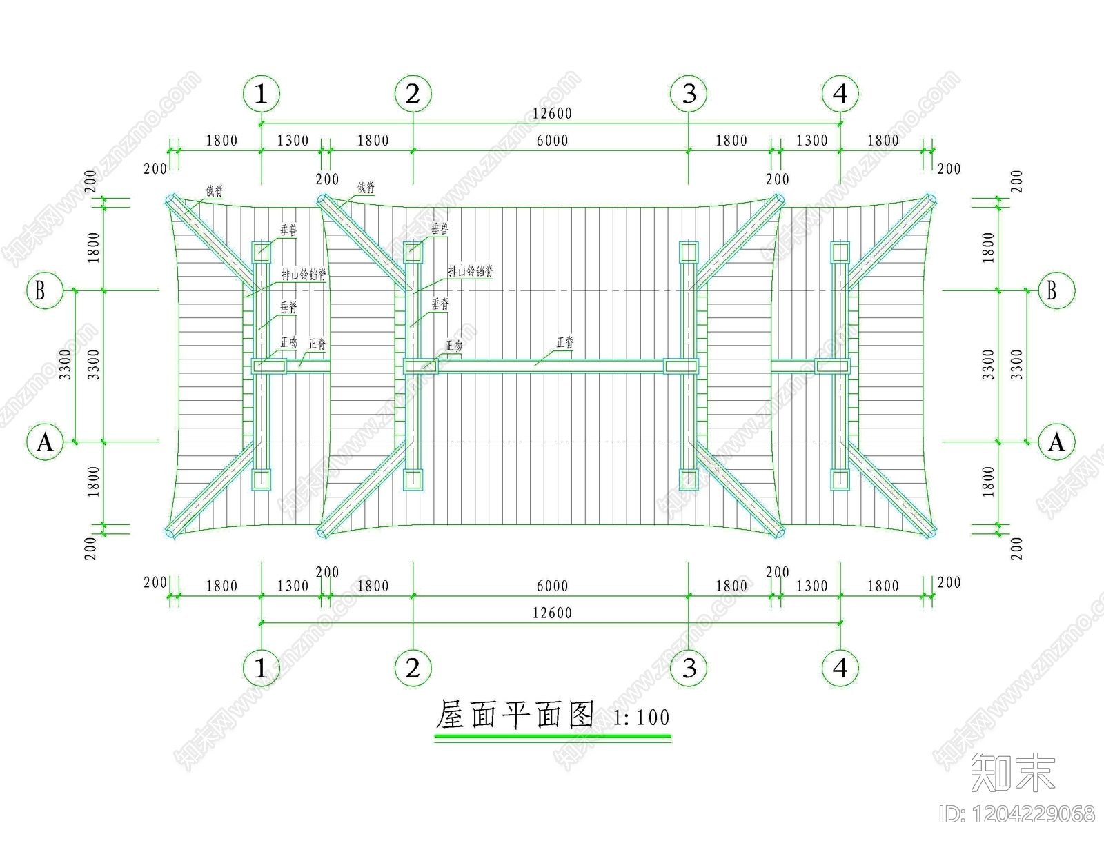 其他古建筑cad施工图下载【ID:1204229068】