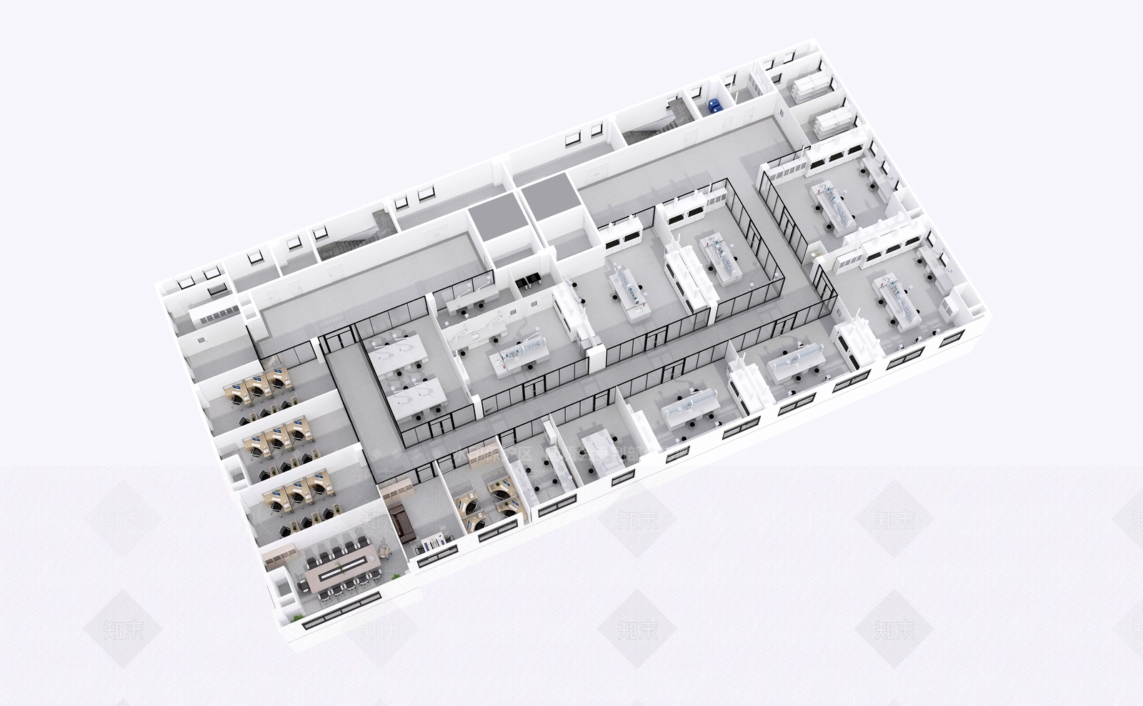 现代实验室3D模型下载【ID:1204231548】