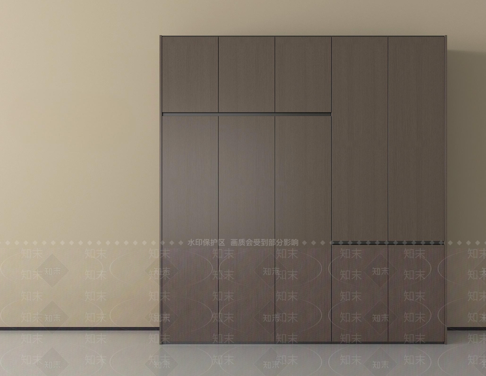 现代衣柜3D模型下载【ID:1204233005】