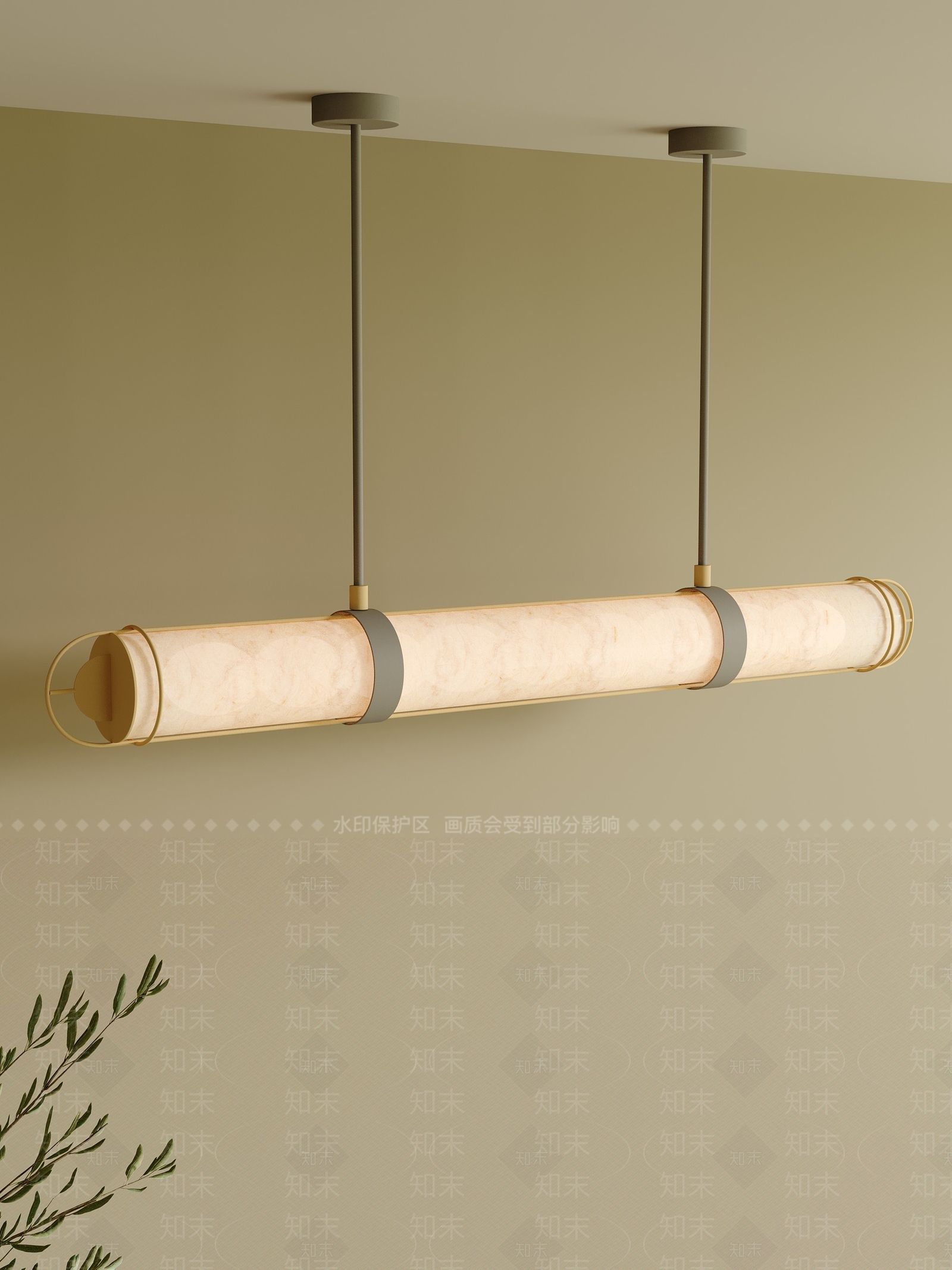 现代轻奢吧台吊灯3D模型下载【ID:1204235316】