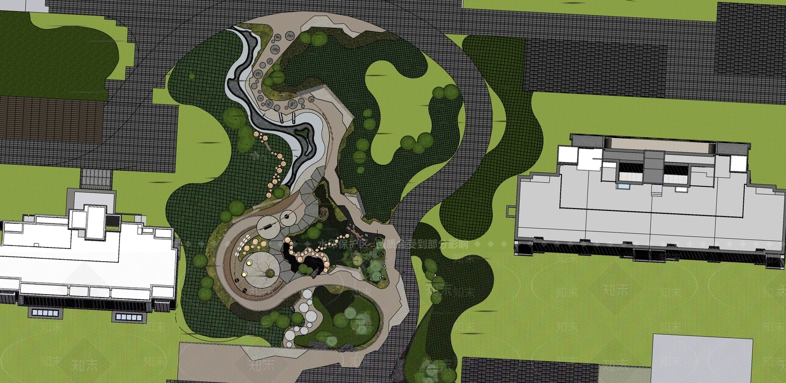 现代儿童游乐空间SU模型下载【ID:1204237300】