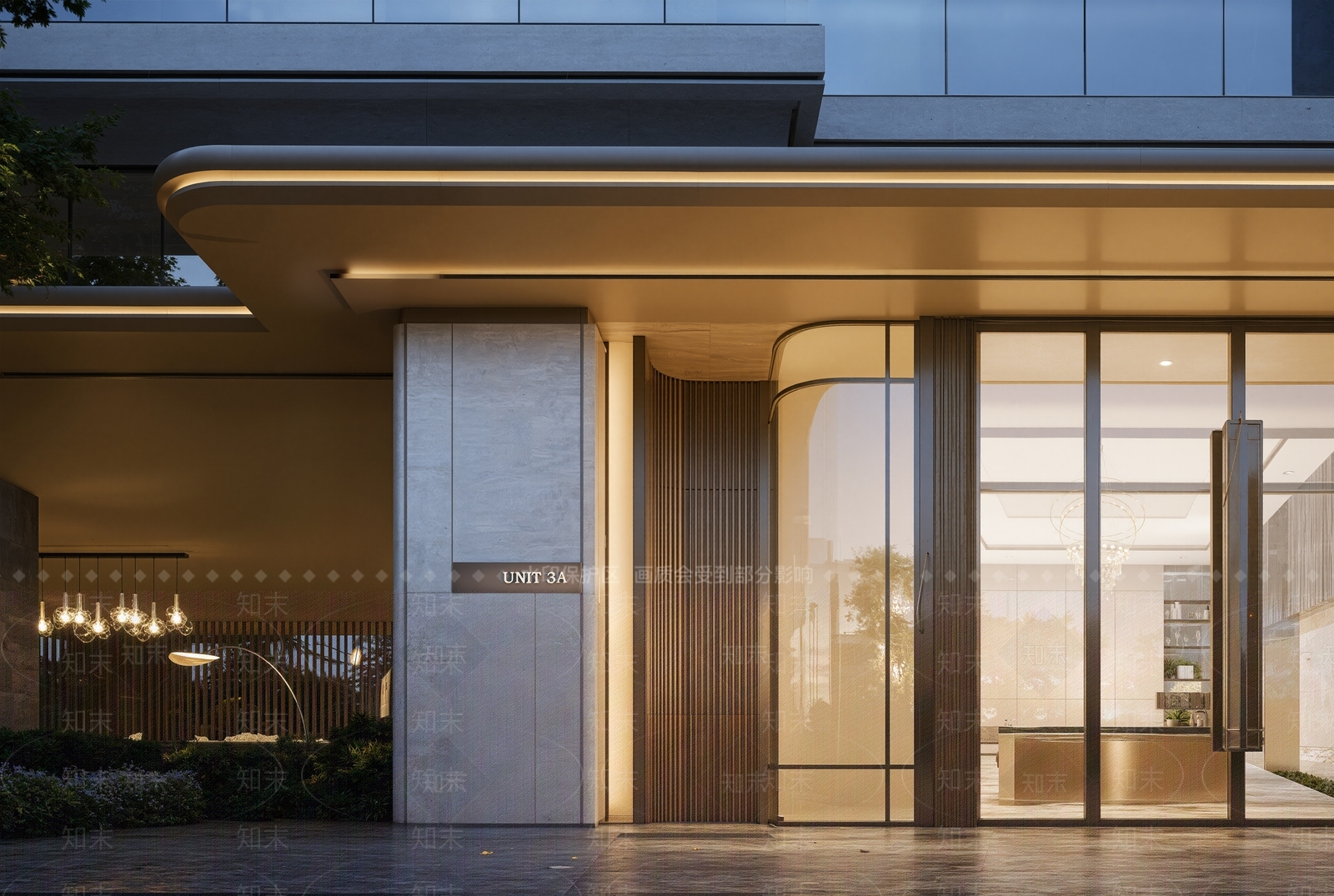 现代轻奢多层住宅SU模型下载【ID:1204246375】