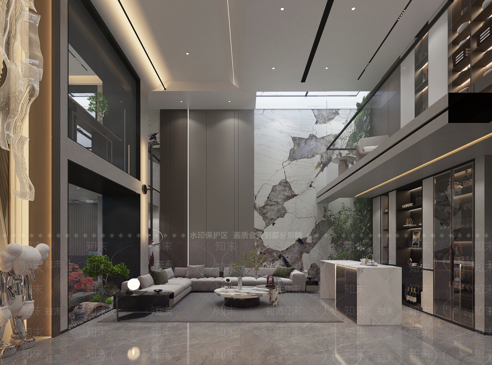 大理石吧台吧台3D模型下载【ID:1227489053】