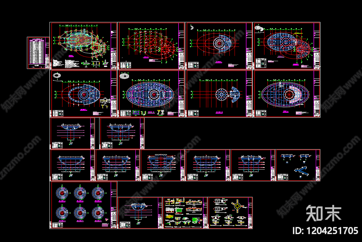 钢结构施工图下载【ID:1204251705】