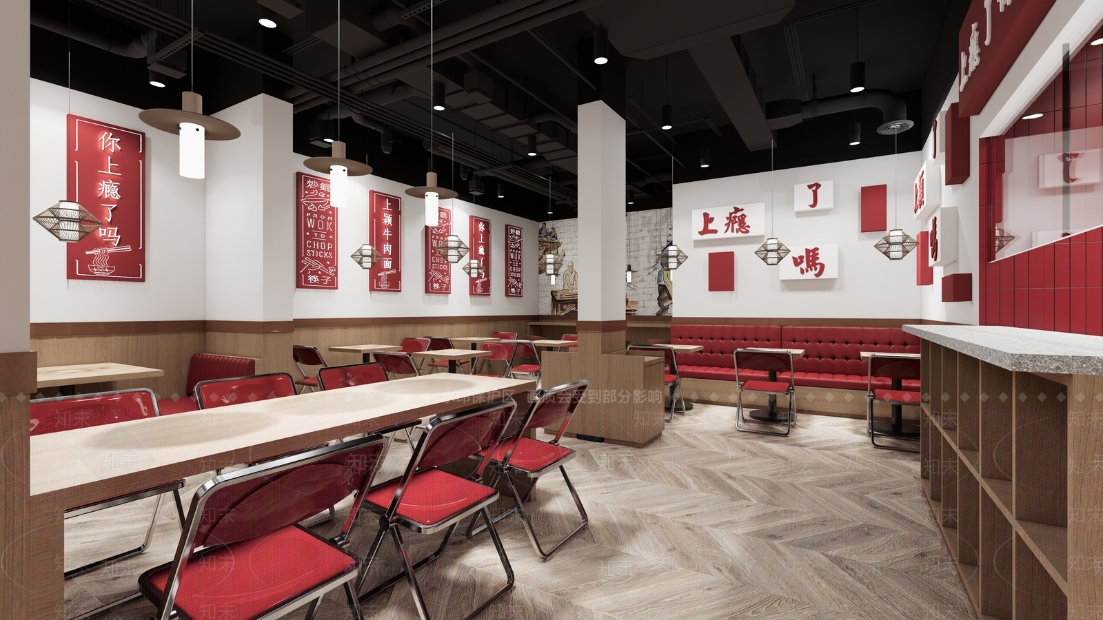 现代火锅店SU模型下载【ID:1204254683】