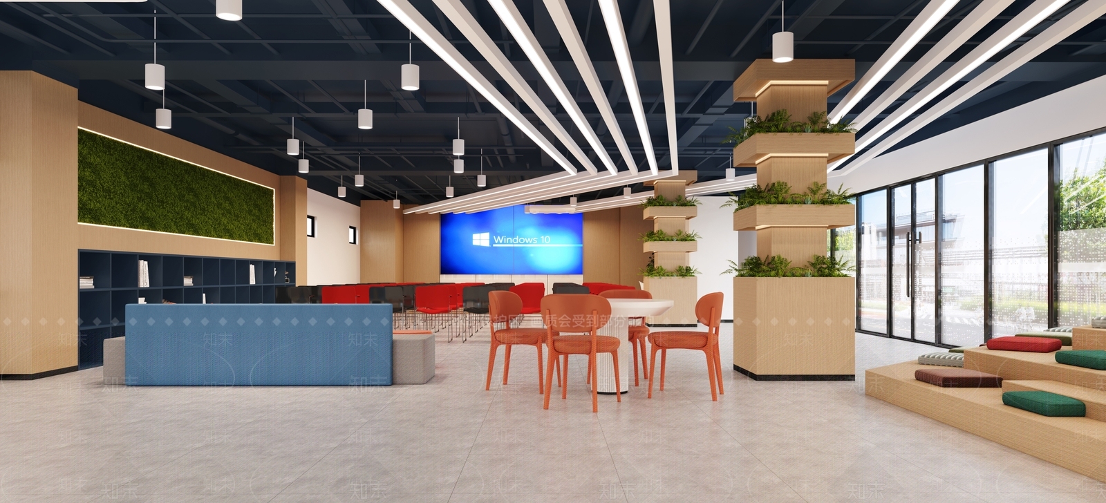 现代会议室3D模型下载【ID:1204255185】