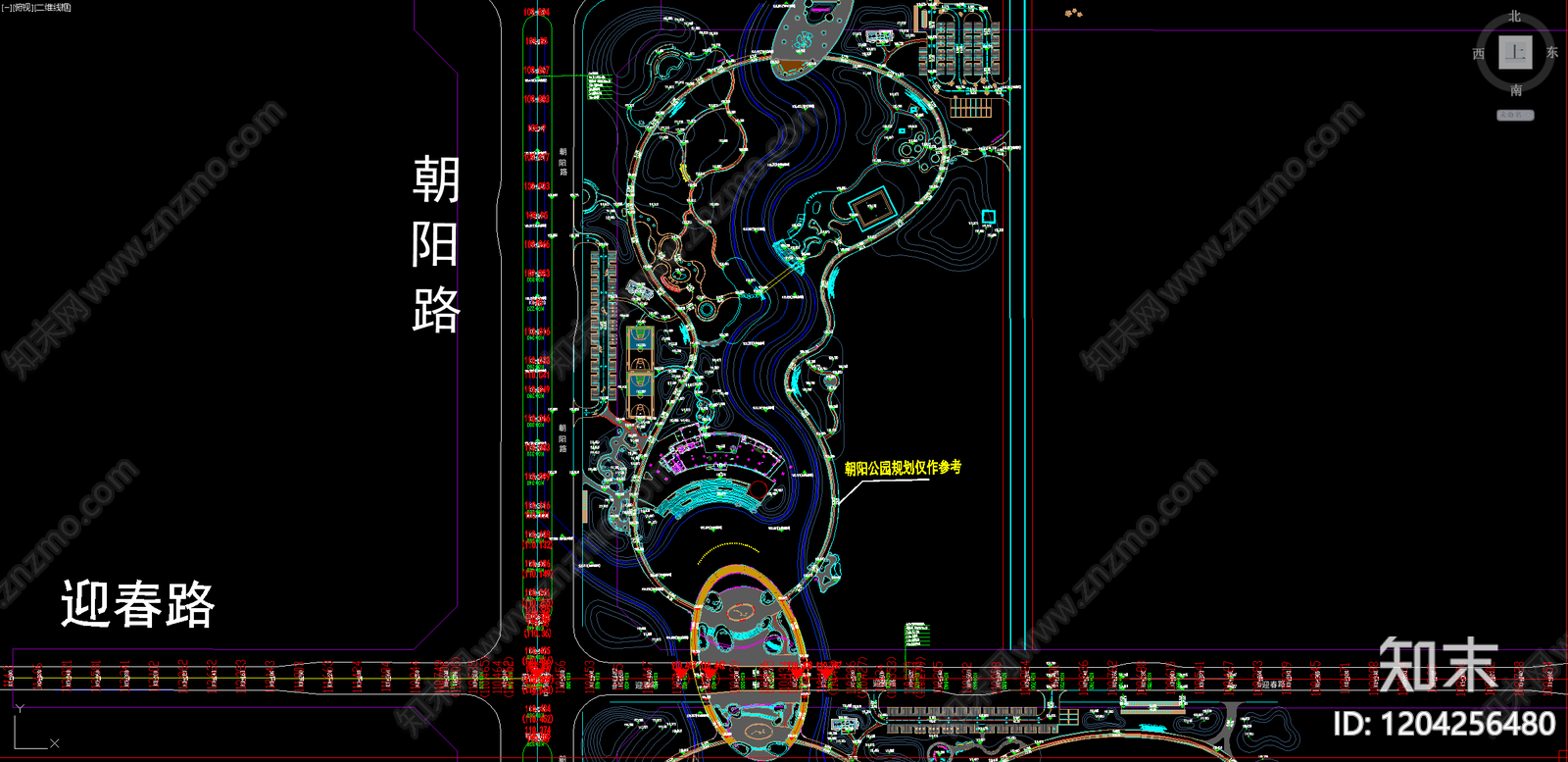 景观平面图cad施工图下载【ID:1204256480】