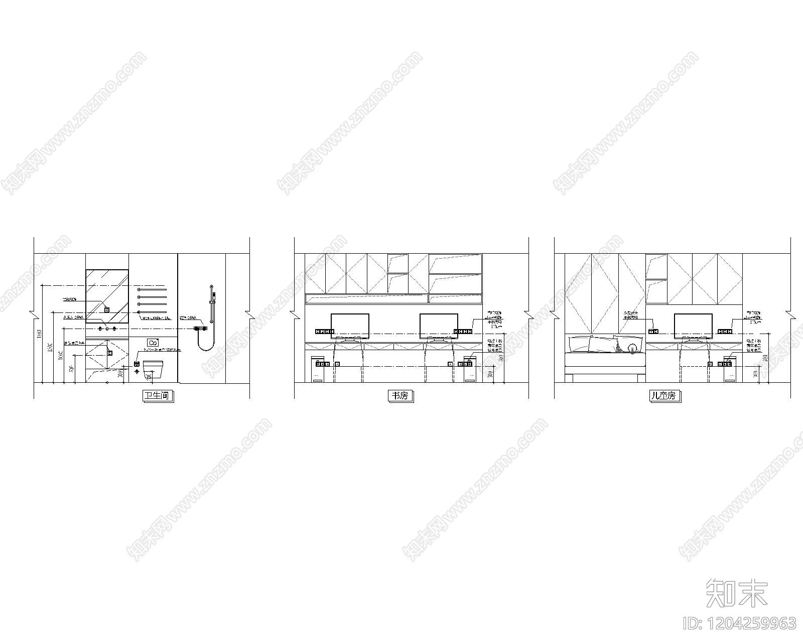 现代其他图库施工图下载【ID:1204259963】