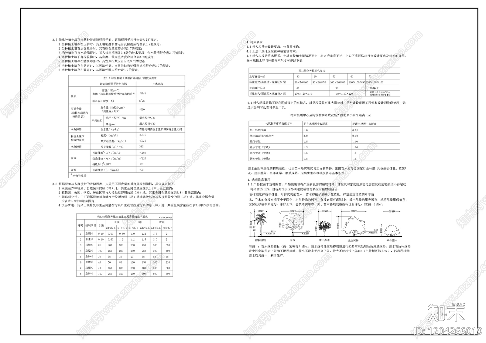 现代设计说明cad施工图下载【ID:1204266019】