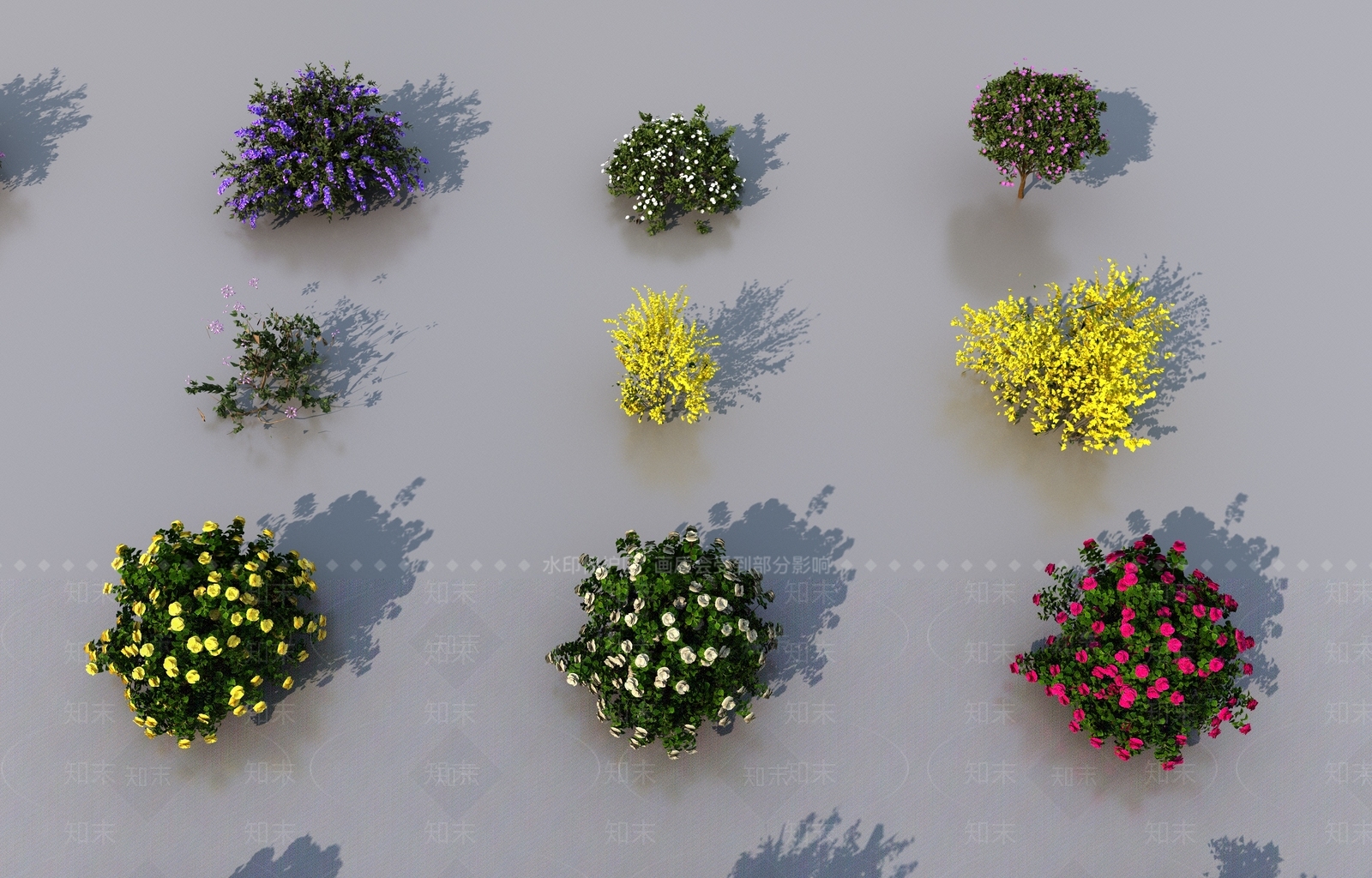 植物堆3D模型下载【ID:1204270592】