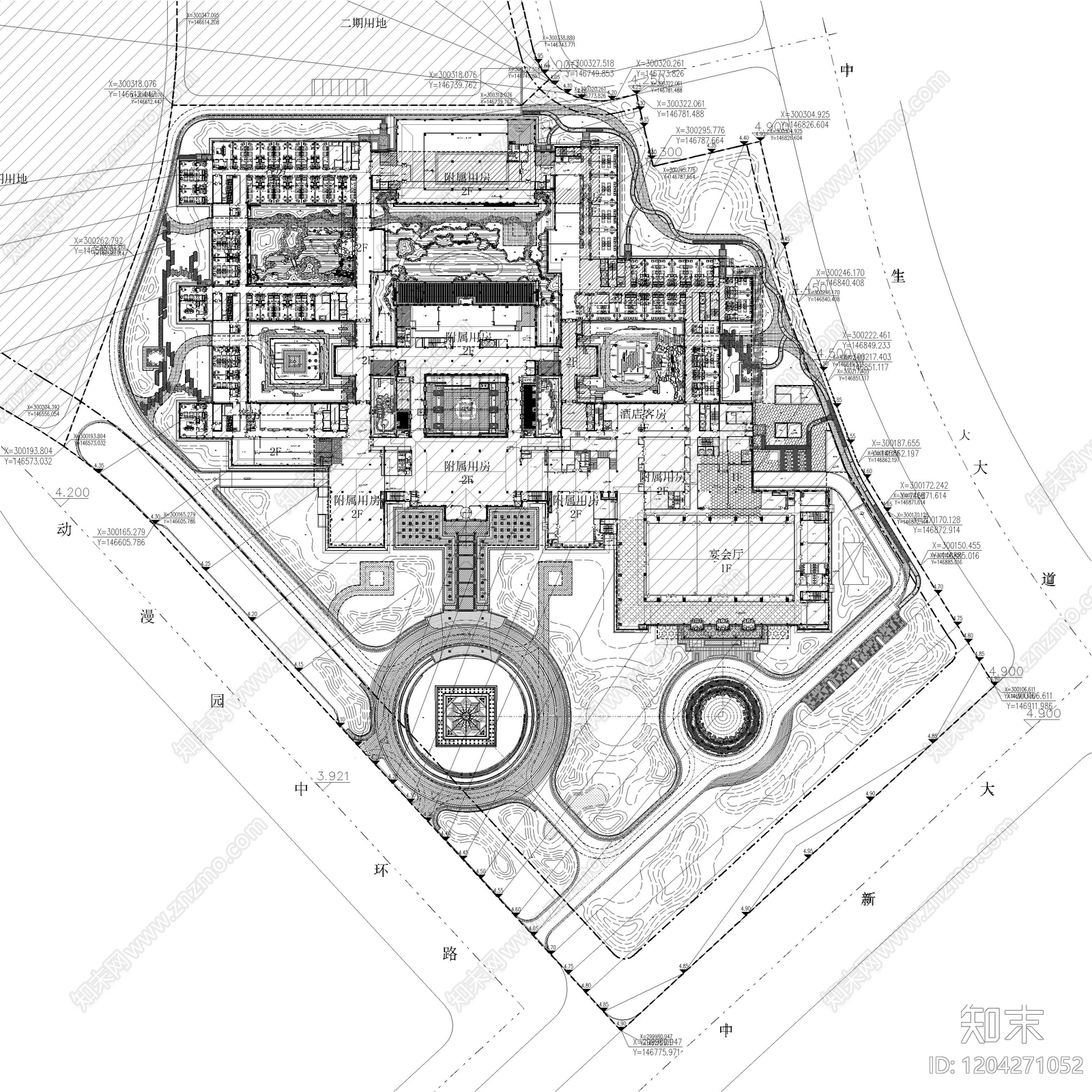 酒店景观施工图下载【ID:1204271052】