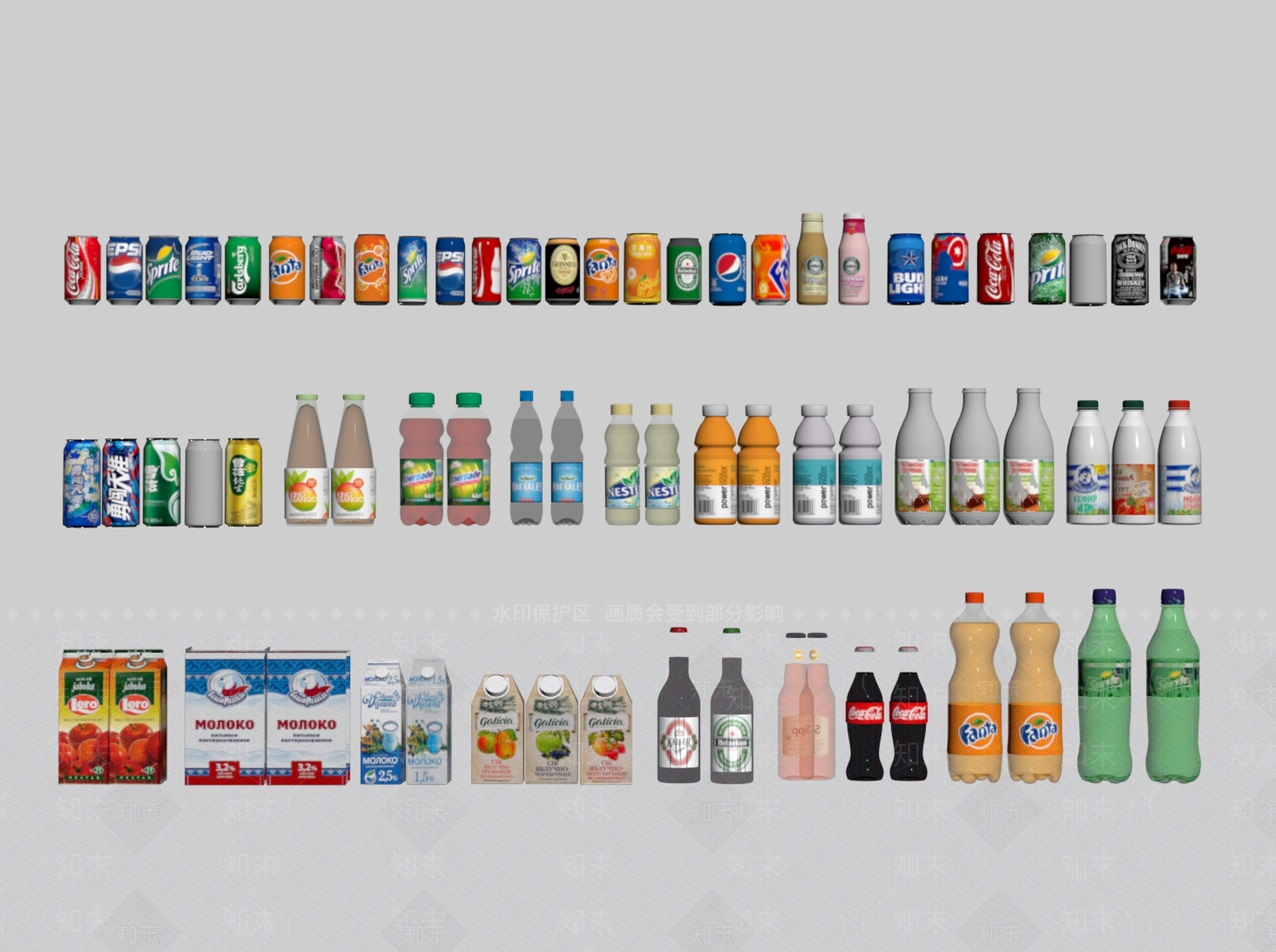 食物饮料SU模型下载【ID:1204285079】