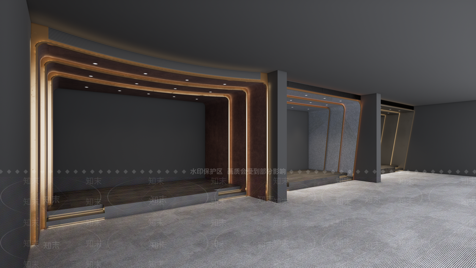 现代电影院SU模型下载【ID:1204289121】