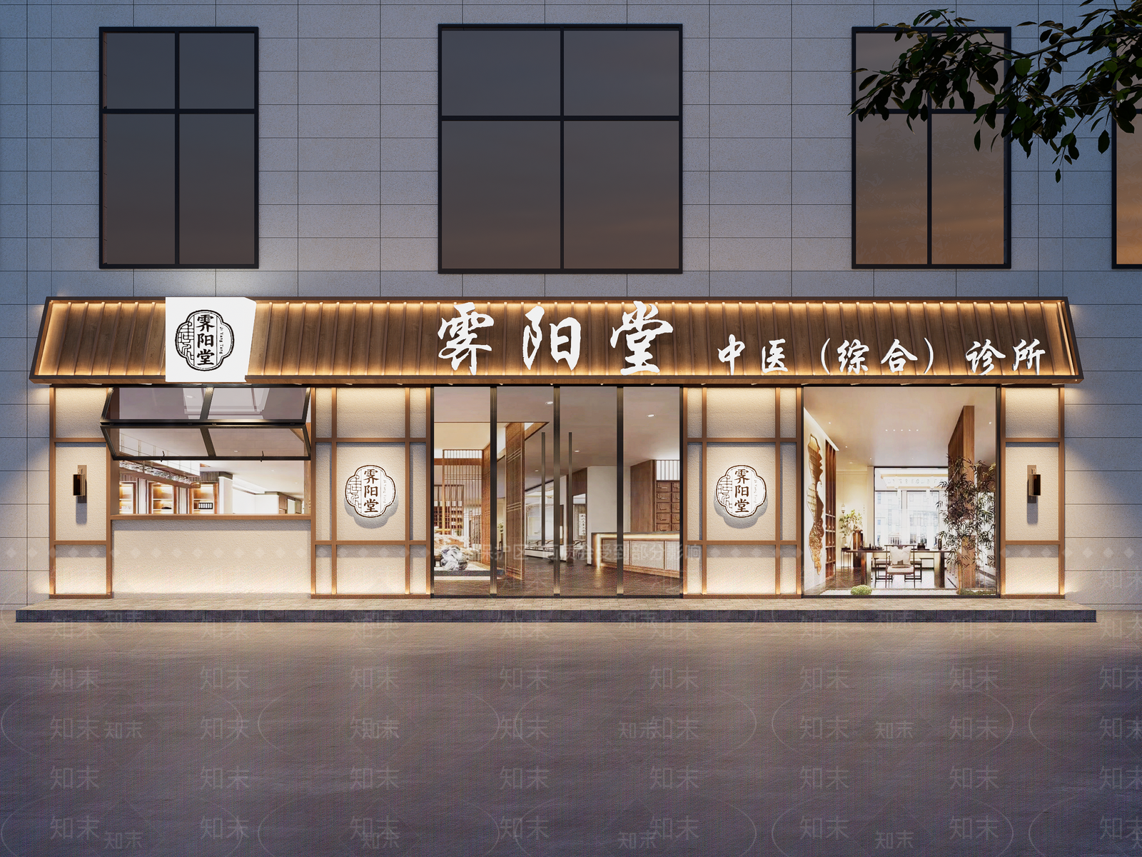 新中式中式药店SU模型下载【ID:1204294557】