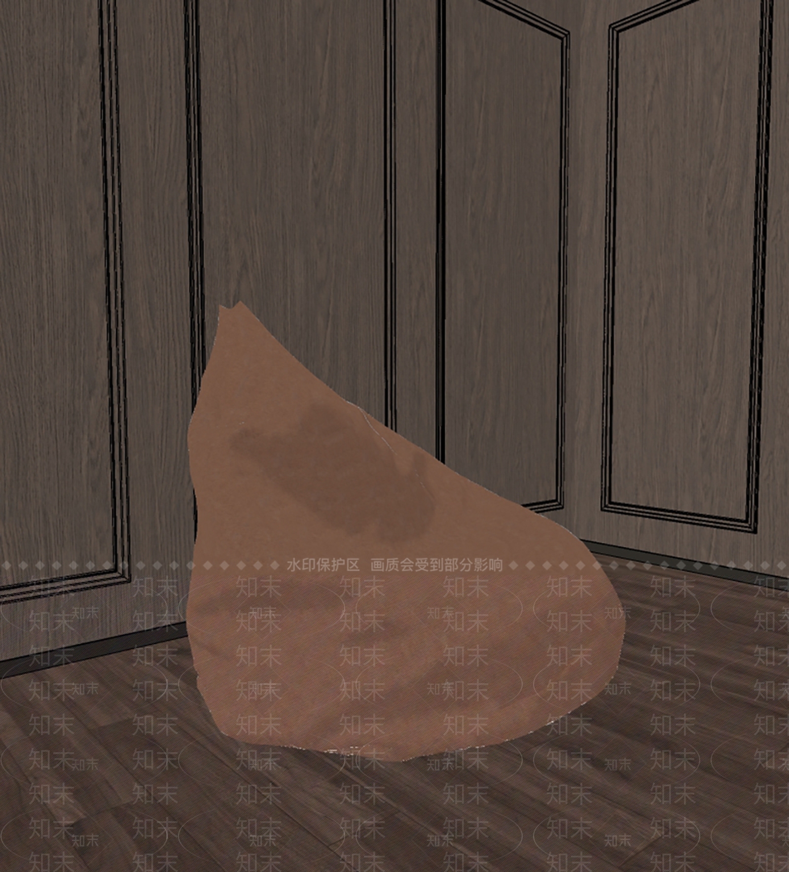 现代侘寂单人沙发SU模型下载【ID:1204298667】