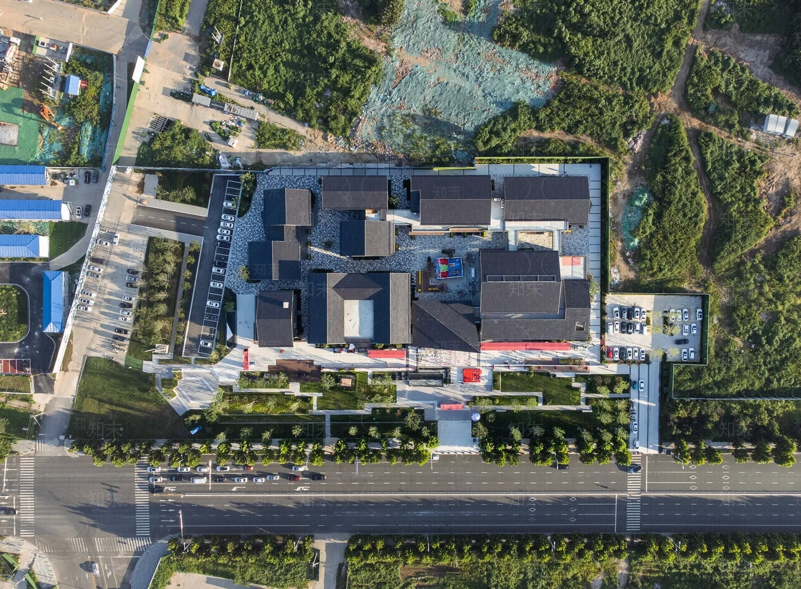 现代城市背景贴图下载【ID:1204307545】