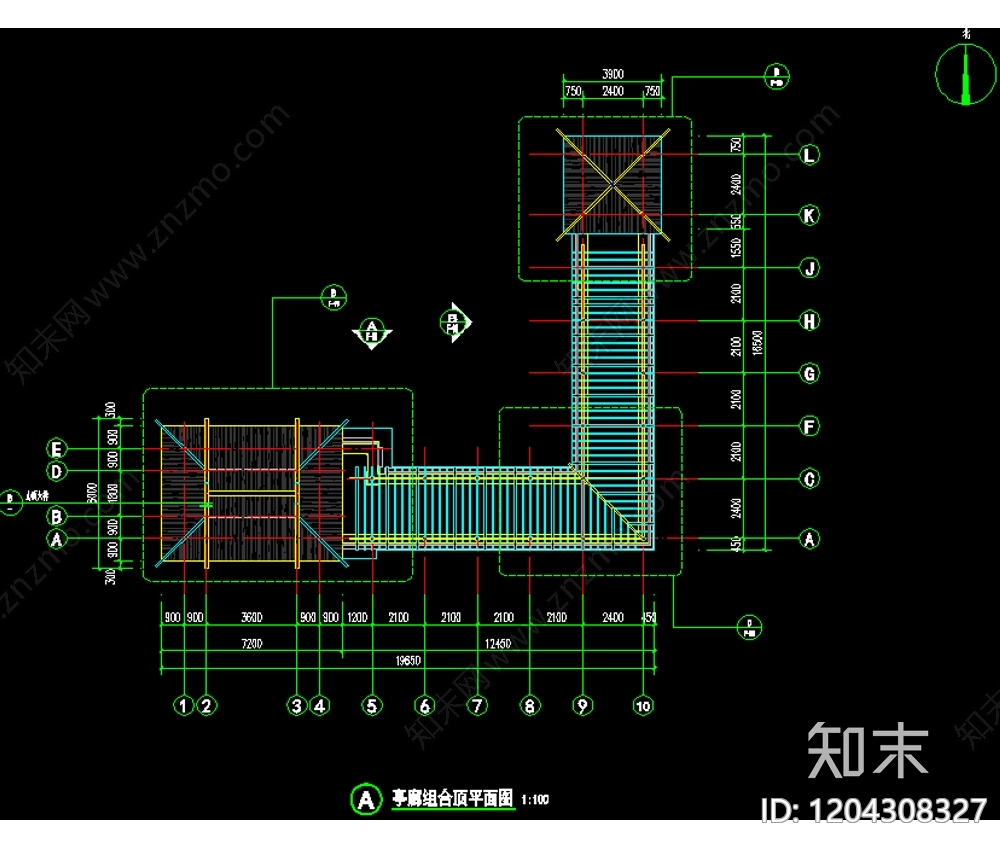 中式亭子图库cad施工图下载【ID:1204308327】