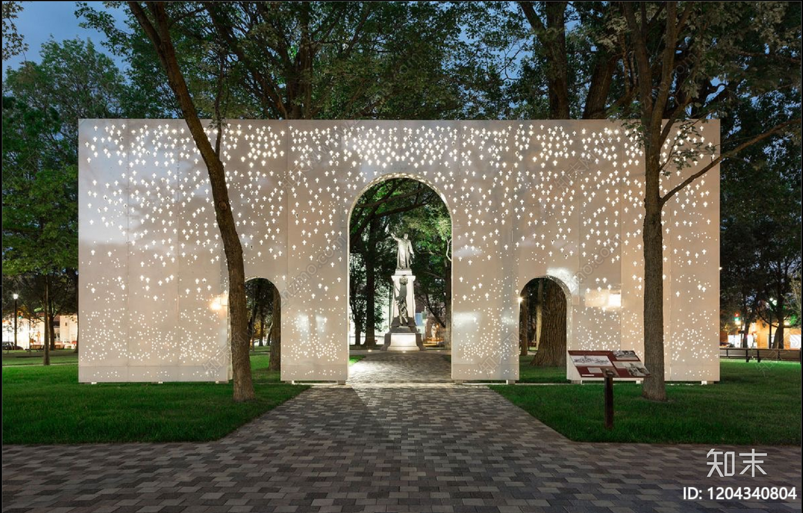 其他商业景观施工图下载【ID:1204340804】