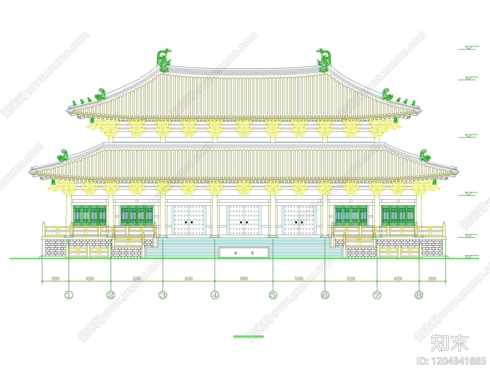 其他古建筑施工图下载【ID:1204341885】