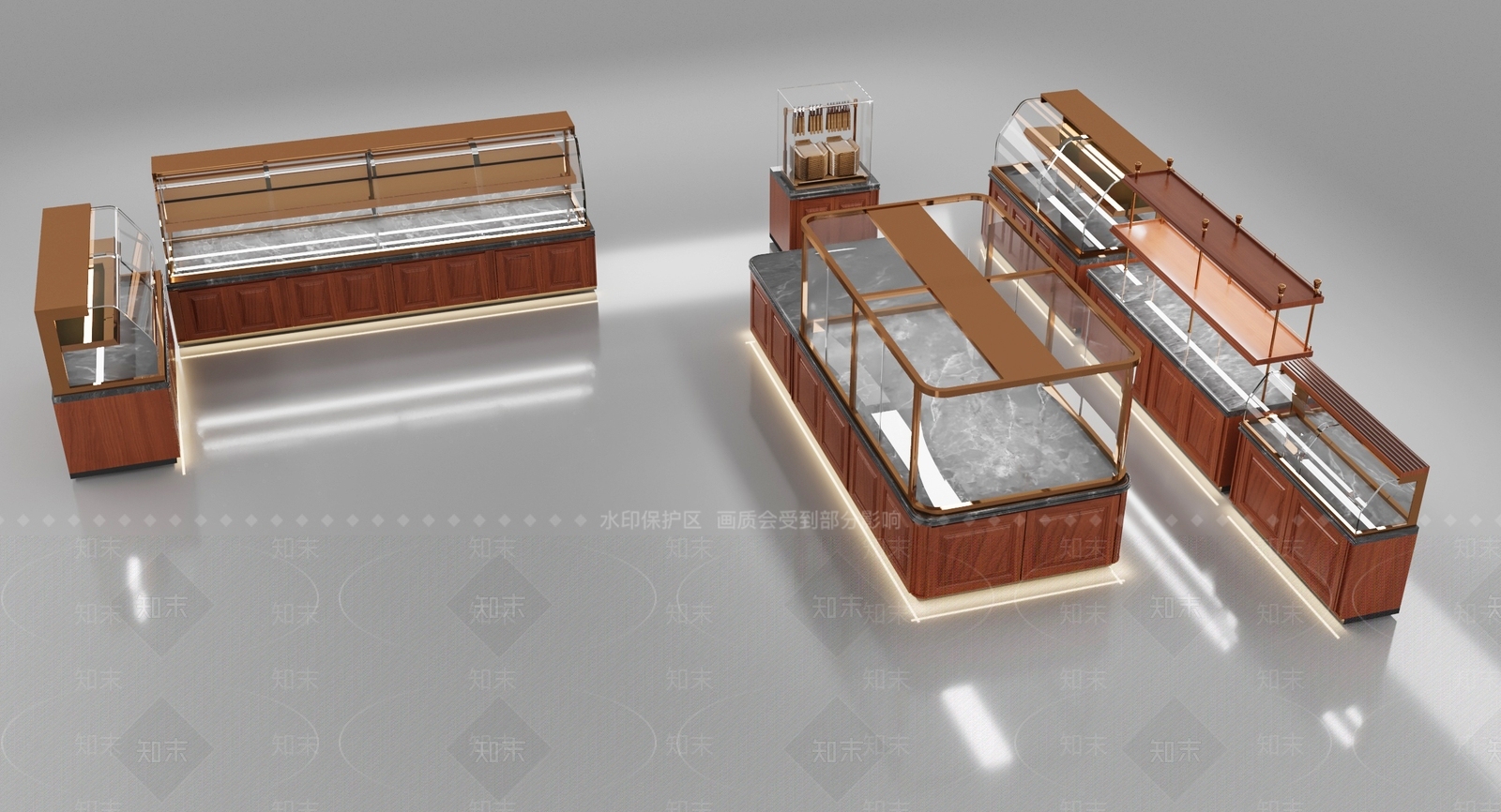 欧式餐边柜3D模型下载【ID:1204350729】
