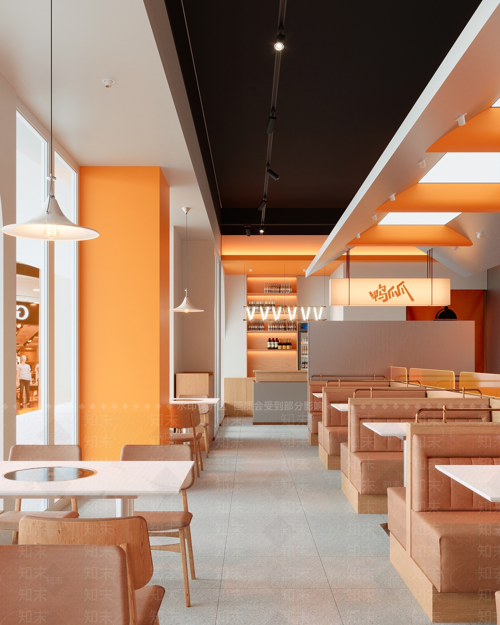 现代火锅店3D模型下载【ID:1204351721】