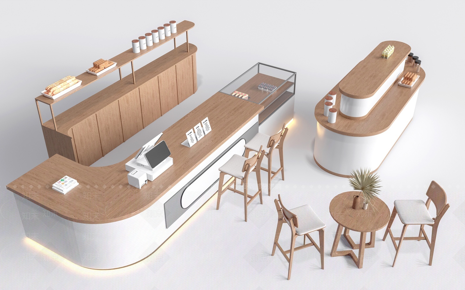 现代收银台SU模型下载【ID:1204352708】