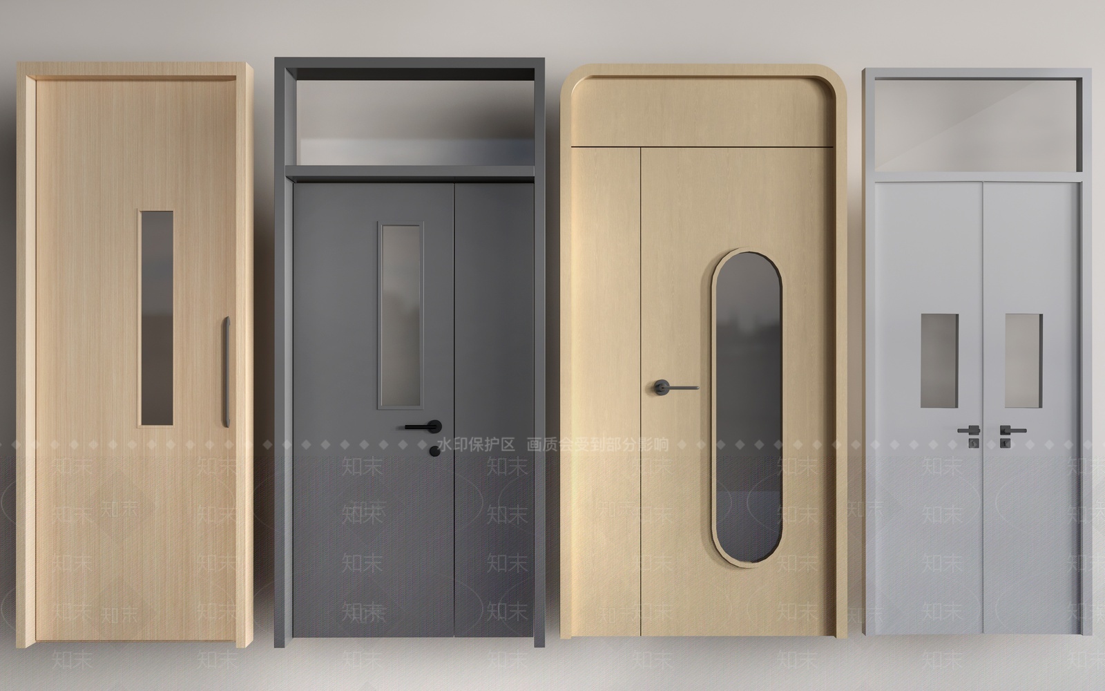 现代其他门SU模型下载【ID:1204354417】